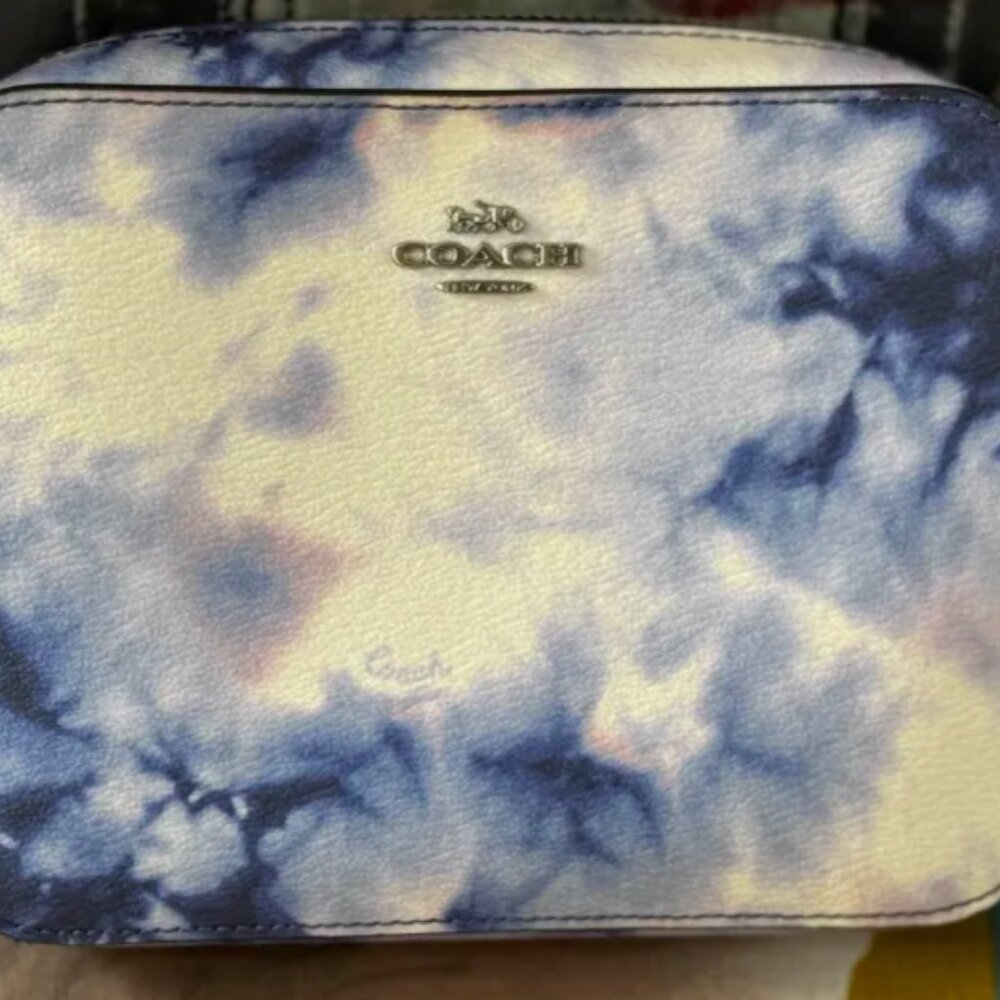 Coach Blue Tie-Dye Crossbody Bag - Picture 4 of 16